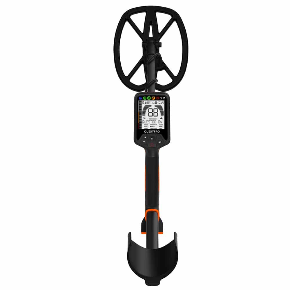 Quest PRO Metal Detector with 11 x 9 RaptorS TurboD Search Coil - Open Box - Perfect for Treasure Hunting, Beach Combing & Outdoor Adventures