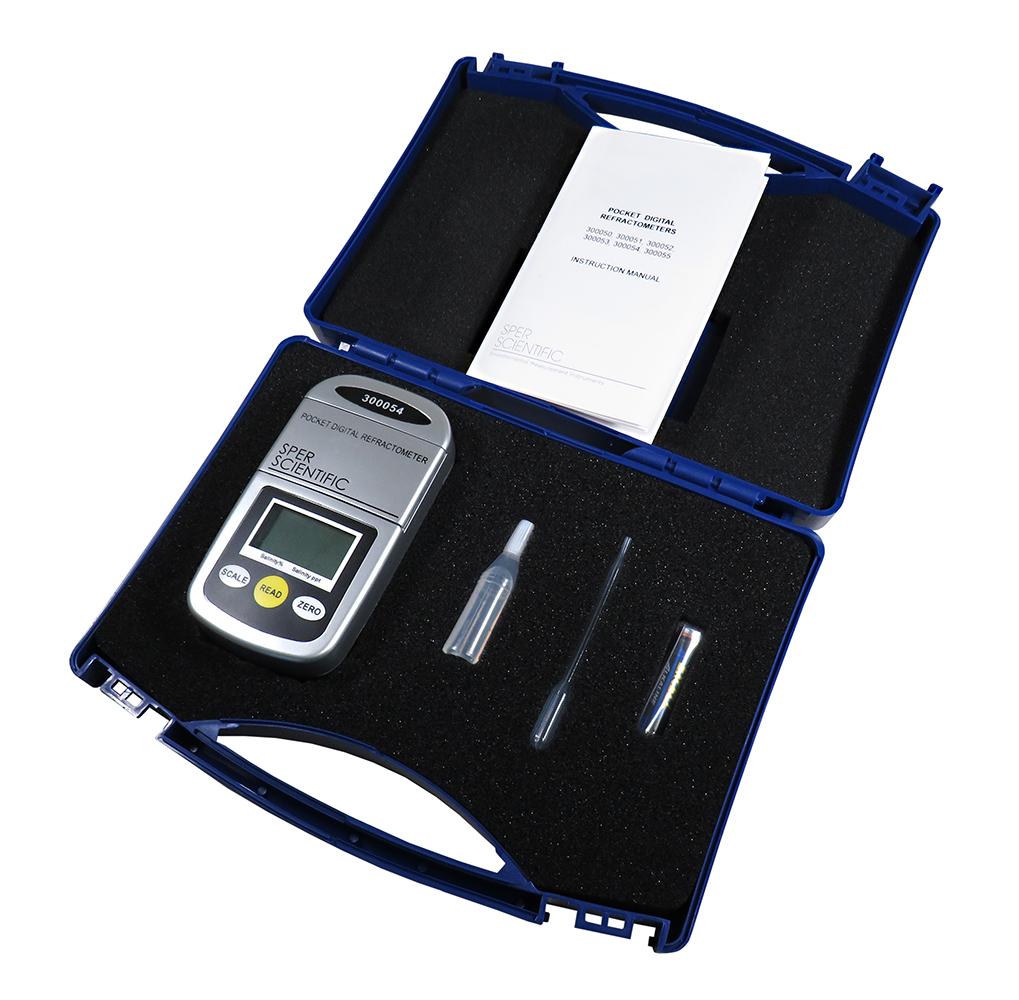 Digital Pocket Refractometer for Salinity Testing - Brix & Saltwater Concentration Measurement Tool for Aquariums, Hydroponics, Food Processing, and Marine Applications