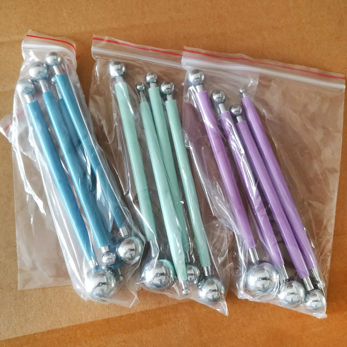 Premium Double-Ended Clay Sculpting Tools Kit - Polymer Clay, Cake Decorating, Fondant & Pottery Modeling Tools for DIY Art, Ceramic Shaping & Carving - Perfect for Artists, Bakers & Crafters