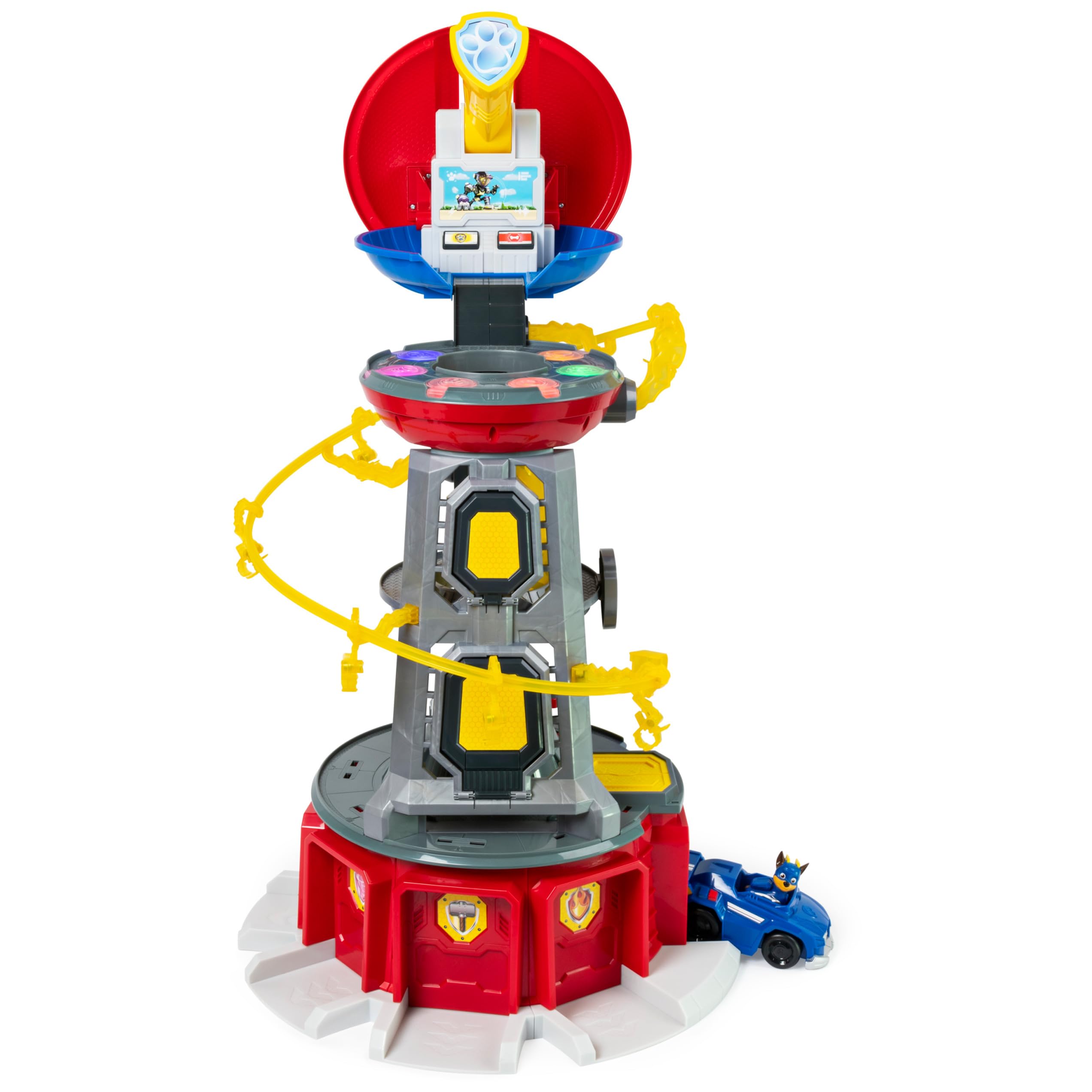 Paw Patrol Mighty Pups Super Paws Lookout Tower Playset with Lights & Sounds - Interactive Action Toy for Kids Ages 3+ | Role Play, Adventure & Gift Idea for Toddlers & Preschoolers