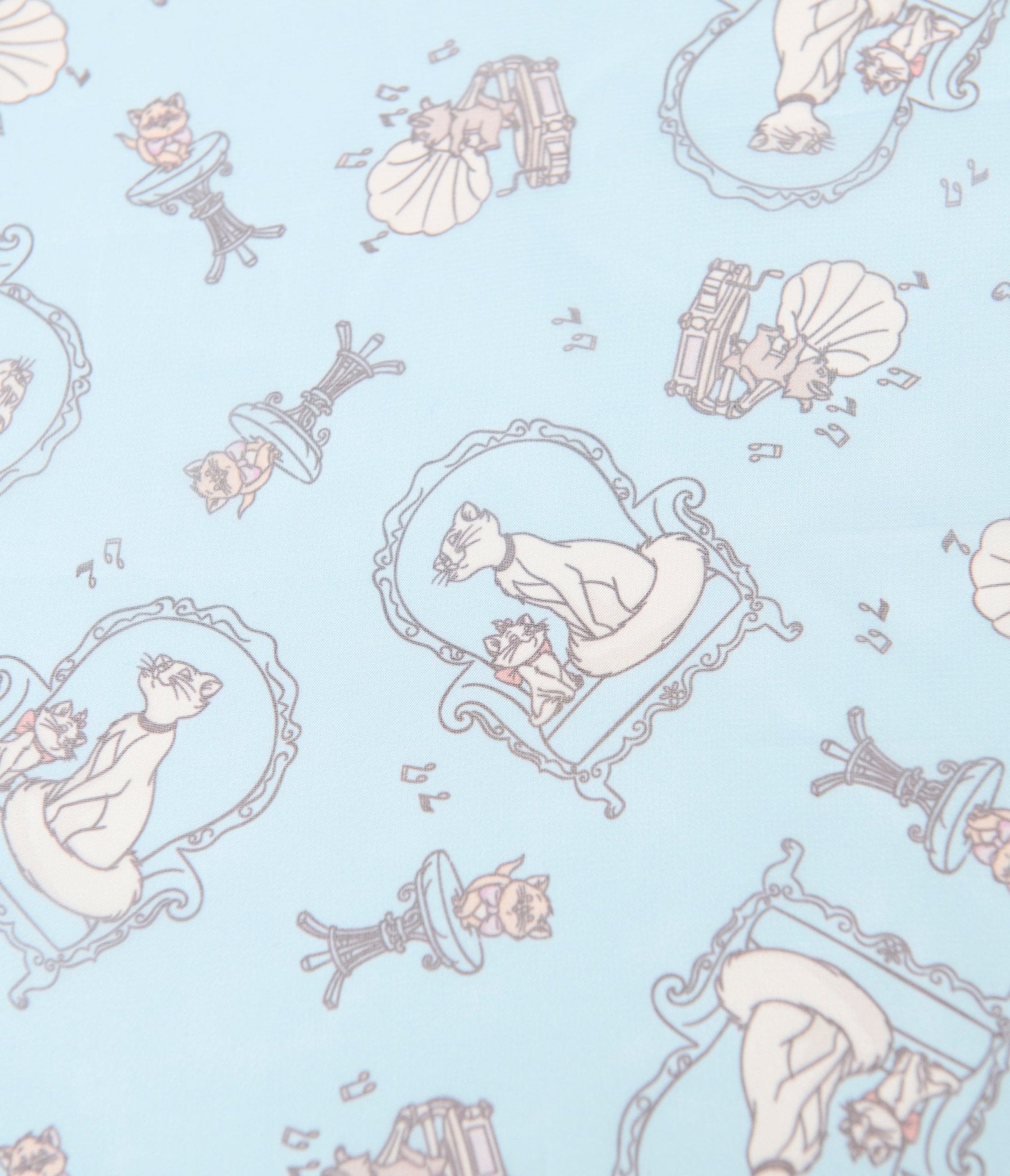 Disney The Aristocats Hair Scarf - Vintage Inspired Cats & Dogs Collection by Unique Vintage - Perfect for Disney Fans, Costume Accessories & Retro Fashion