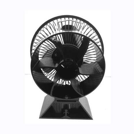 Efficient Heat Powered Stove Fan with Protective Cover - VDSF643BZ - Eco-Friendly Fireplace Accessory for Home Heating & Energy Savings | Perfect for Wood Stoves, Fireplaces & Off-Grid Living