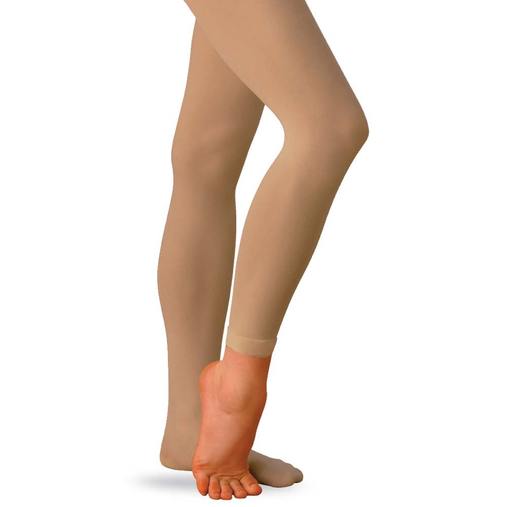 Body Wrappers Low Rise Convertible Tights - Stretch Ballet Dance Yoga Pants for Women | Perfect for Dance Class, Workout & Everyday Wear