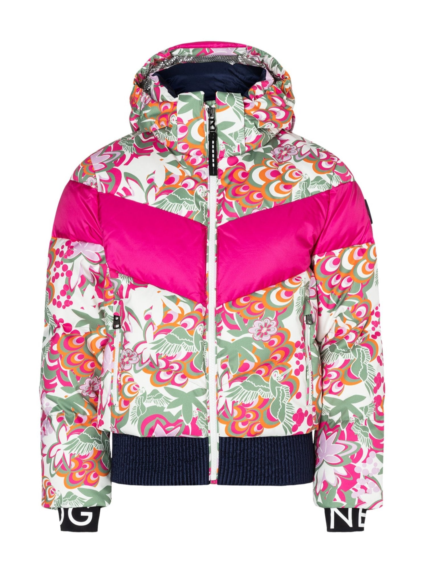 Kira Fleur Women's Lightweight Down Ski Jacket - Waterproof Winter Coat for Skiing, Snowboarding & Outdoor Activities