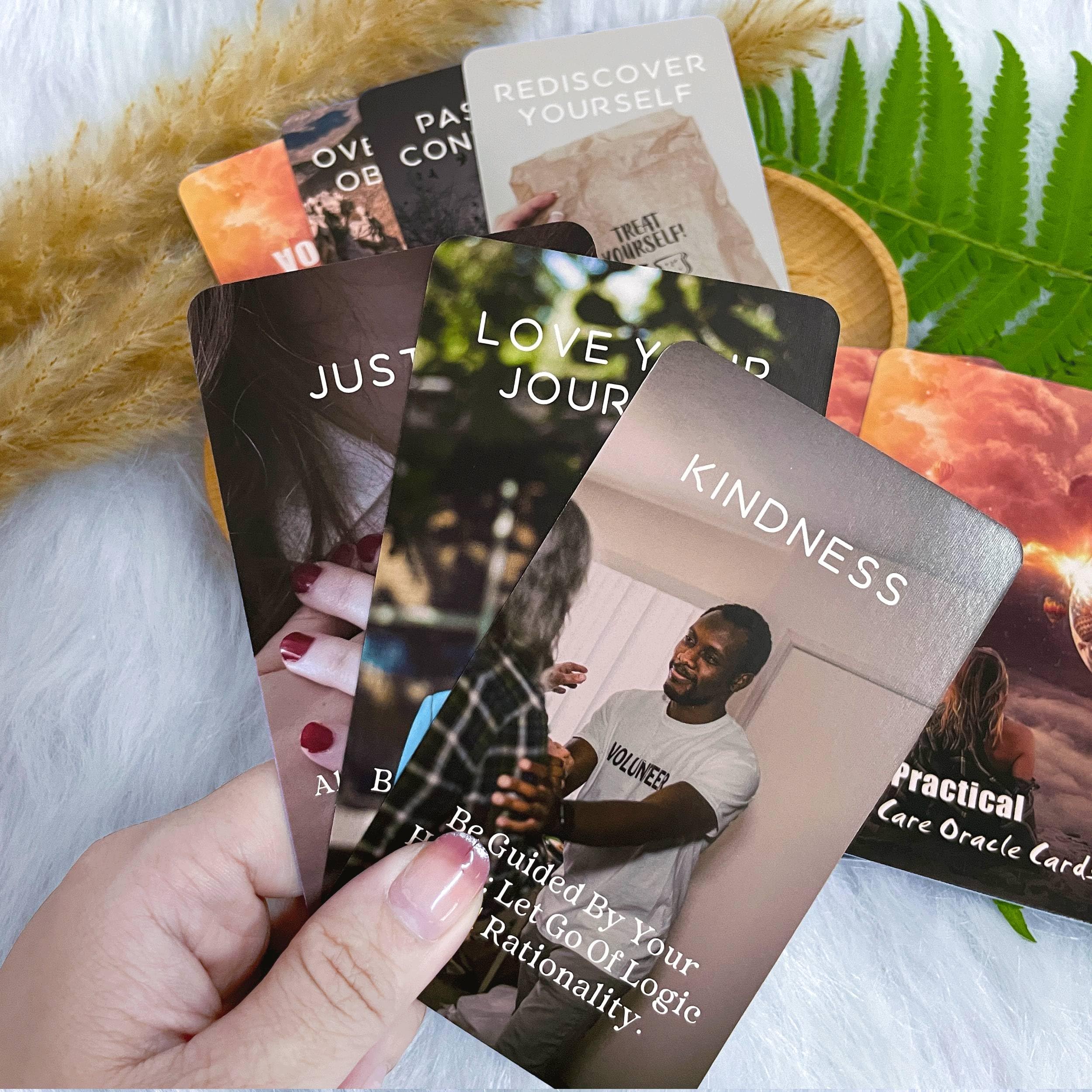 Sishui Health & Wellness Oracle Cards – Practical Self-Care Tarot Deck for Beginners | Spiritual Guidance & Personal Growth | Perfect for Meditation, Therapy, and Daily Inspiration