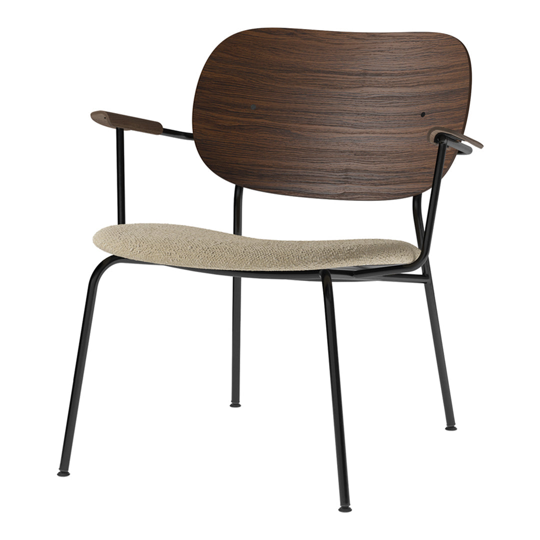 Co Lounge Chair - Upholstered Seat for Living Room, Bedroom & Office - Comfortable Modern Accent Chair for Relaxing, Reading & Lounging