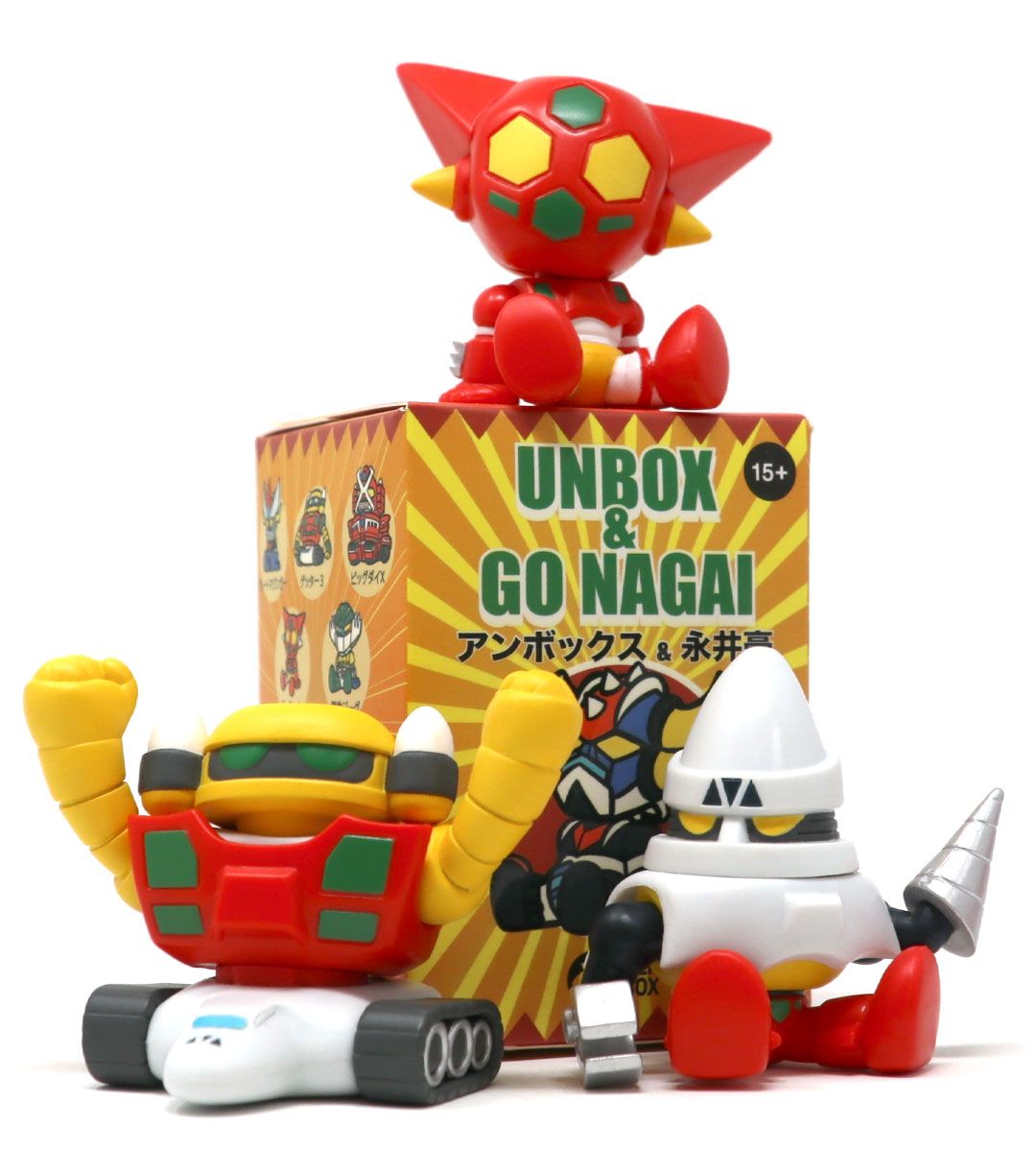 Go Nagai x Unbox Exclusive Collectible Figures - Limited Edition Anime Merchandise for Fans | Perfect for Display, Gifts, and Anime Collections