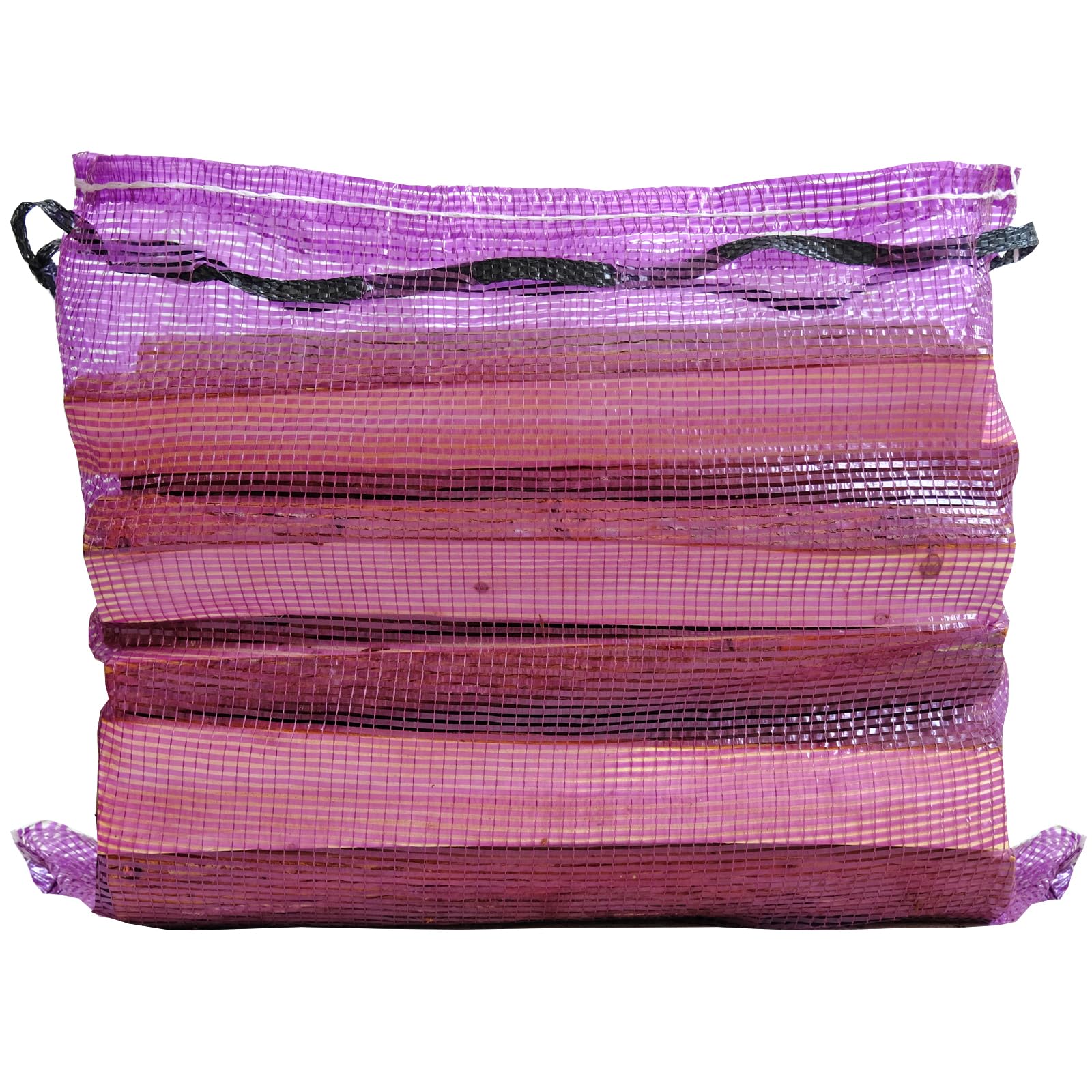 22x18 Inch Mesh Firewood Bags - Heavy Duty Crawfish Sacks for Firewood Storage & Bulk Transport - Reusable Onion & Potato Storage Bags (Pack of 10) - Perfect for Camping, Fireplace, Backyard & Farmers Market Use
