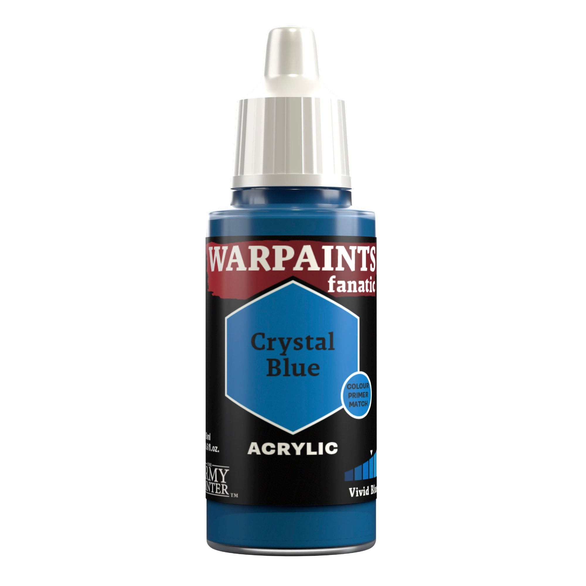 Warpaints Fanatic: Crystal Blue - High-Quality Water-Based Face Paint for Halloween, Cosplay & Body Art - Safe for Kids & Adults