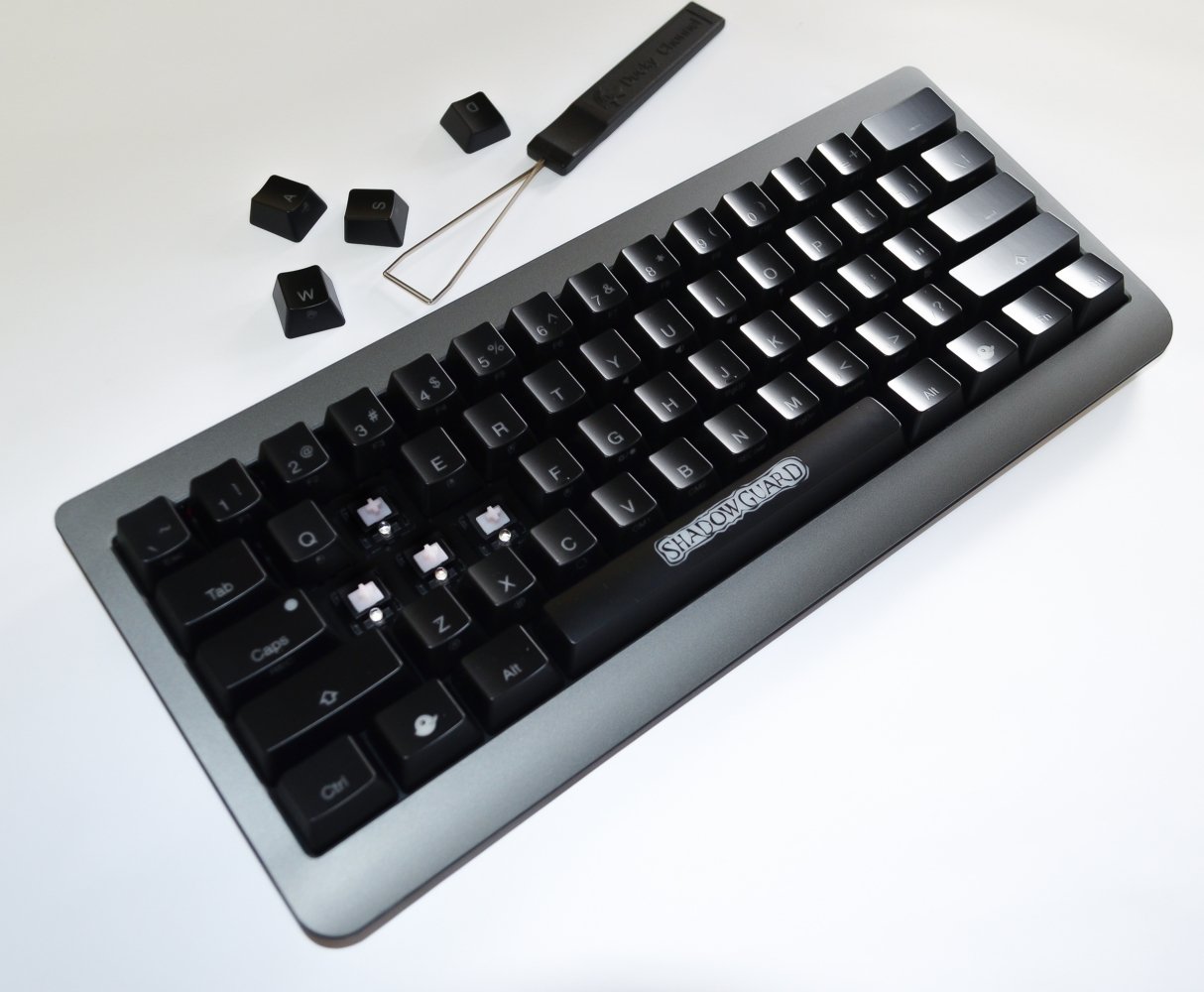 MK Shadow Guard Light Mechanical Gaming Keyboard with Cherry MX Red Switches - Fast & Responsive for PC, Mac, PS5, Xbox Gaming & Office Work