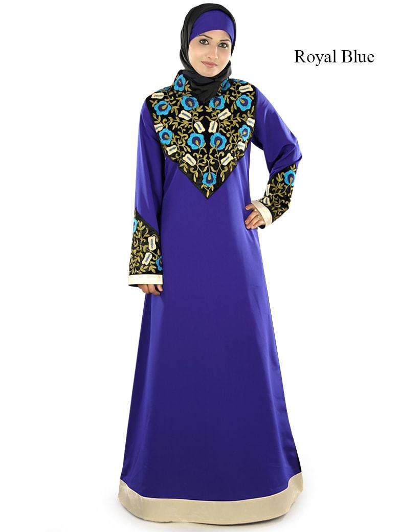 Elegant Ayah Eid Abaya for Women - Islamic Prayer Dress with Embroidery - Perfect for Eid Celebrations, Mosque Prayers & Special Occasions
