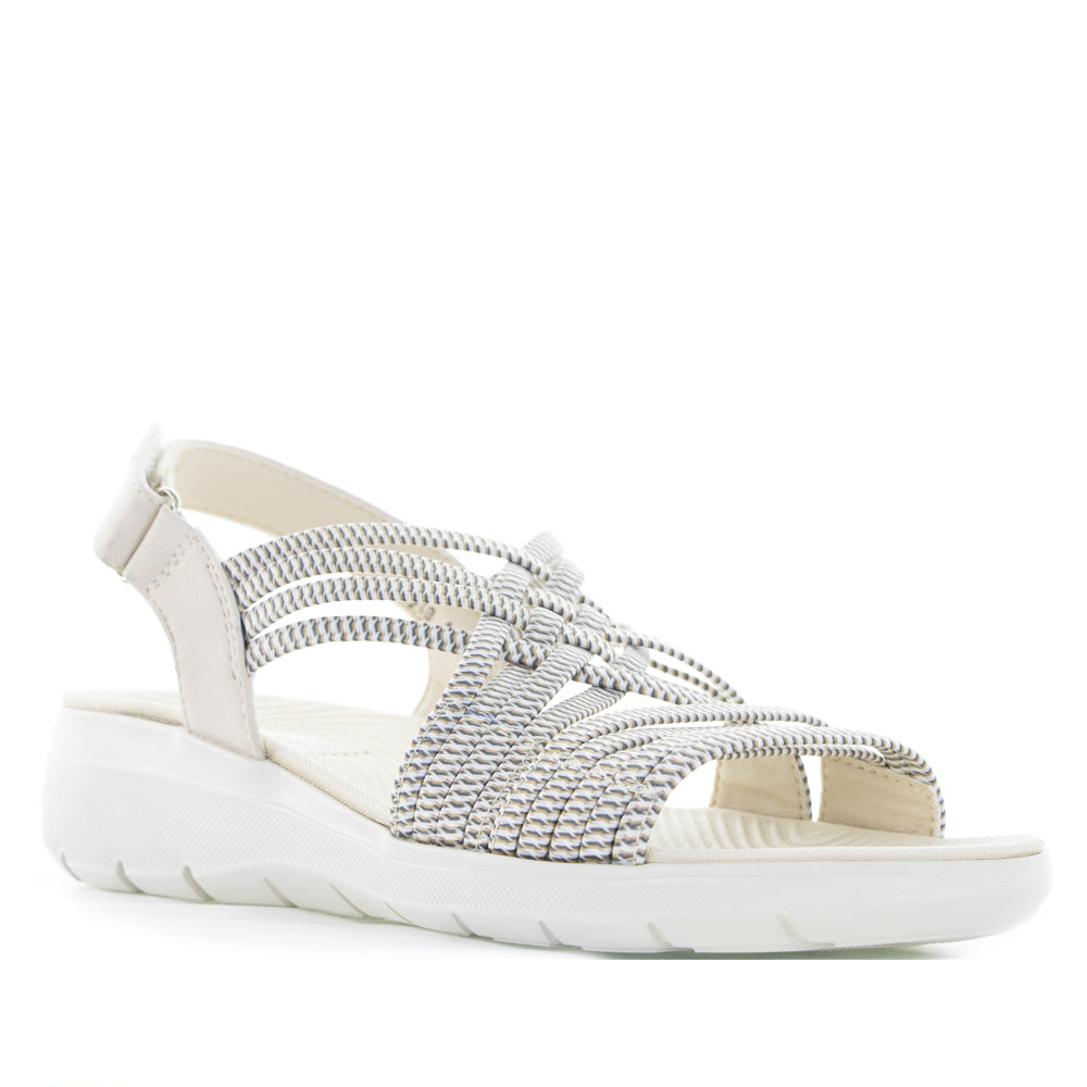 CC Resorts Flyta Beige Women's Comfortable Sandals - Perfect for Beach Vacations, Poolside Lounging & Summer Outfits