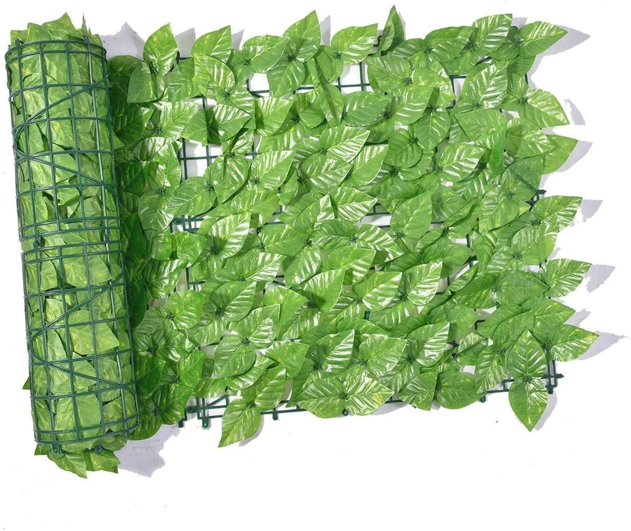 Artificial Leaf Screening for Outdoor & Indoor Party Wedding Decoration - 200x400cm Green Foliage Backdrop | Perfect for Garden Events, Photo Booths & Home Décor