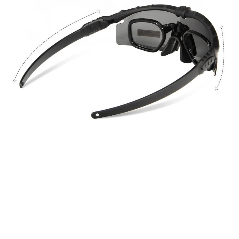 Tactical Military Goggles - Army Ballistic 3.0 Protective Eyewear for Shooting, Hunting & Outdoor Activities