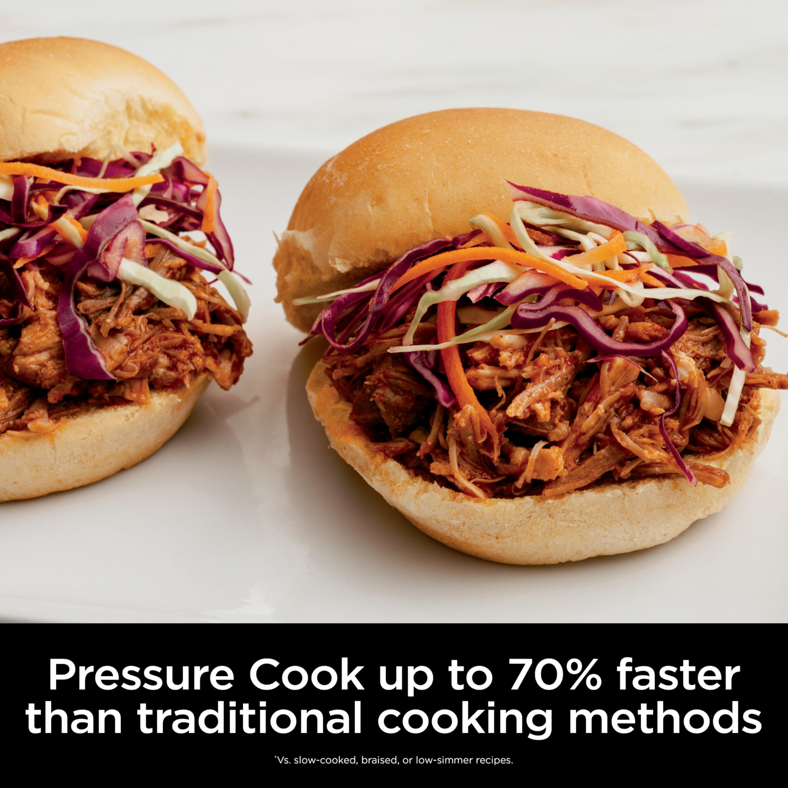 Ninja Foodi 10-in-1 6.5-Quart Pro Pressure Cooker & Air Fryer Multicooker with Stainless Steel Finish (OS300) - Perfect for Fast Cooking, Crispy Frying & Healthy Meals at Home