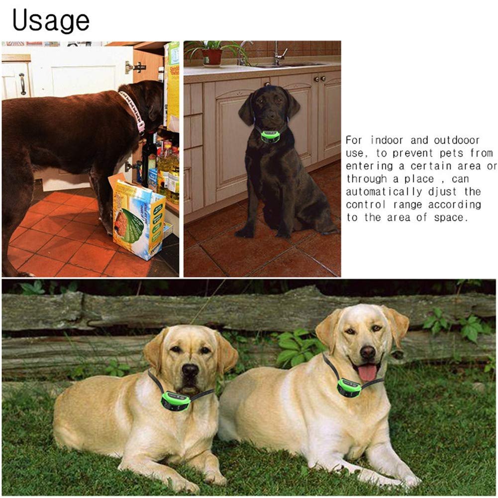 Wireless Dog Fence - Electric Pet Containment System with Safe Beep & Shock Modes | Waterproof & Rechargeable Training Collar for Small, Medium & Large Dogs (1/2/3 Dog Options) | Perfect for Backyard, Farm & Outdoor Dog Training