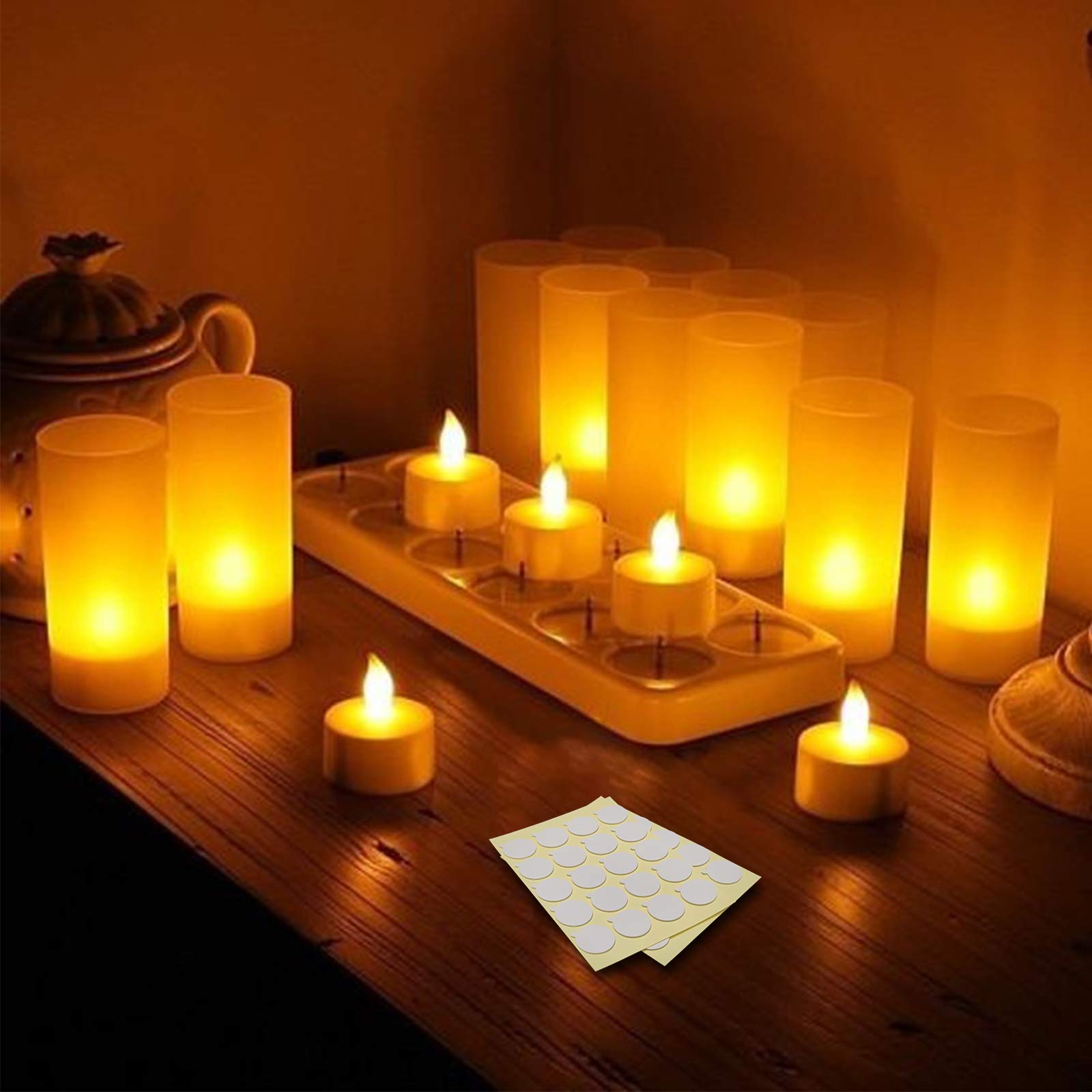 Aubeco 240PCS Candle Making Kit with Wick Stickers - Premium Double-Sided Wax Stickers with Little Tail for DIY Candle Making Supplies - Perfect for Home Crafts, Gifts, and Aromatherapy Candles