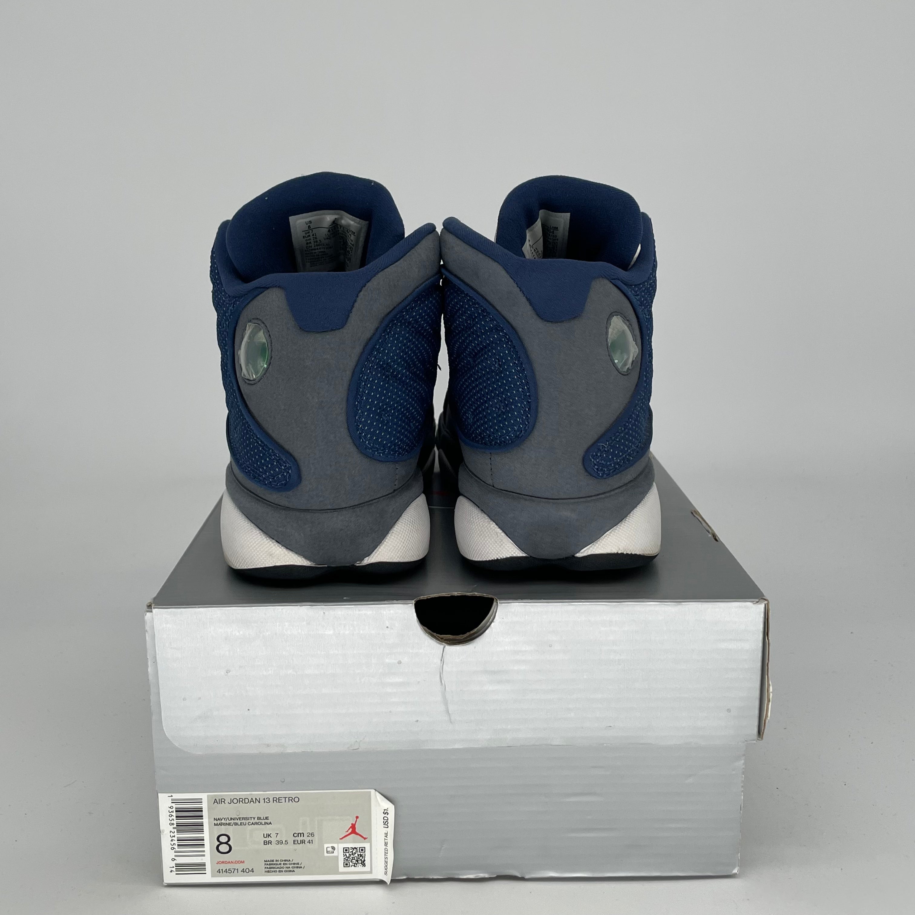 Original Air Jordan 13 Retro 'Flint' Basketball Shoes - Men's Size 8 / Women's Size 9.5W (Style Code 414571-404) - Perfect for Streetwear & Court Performance