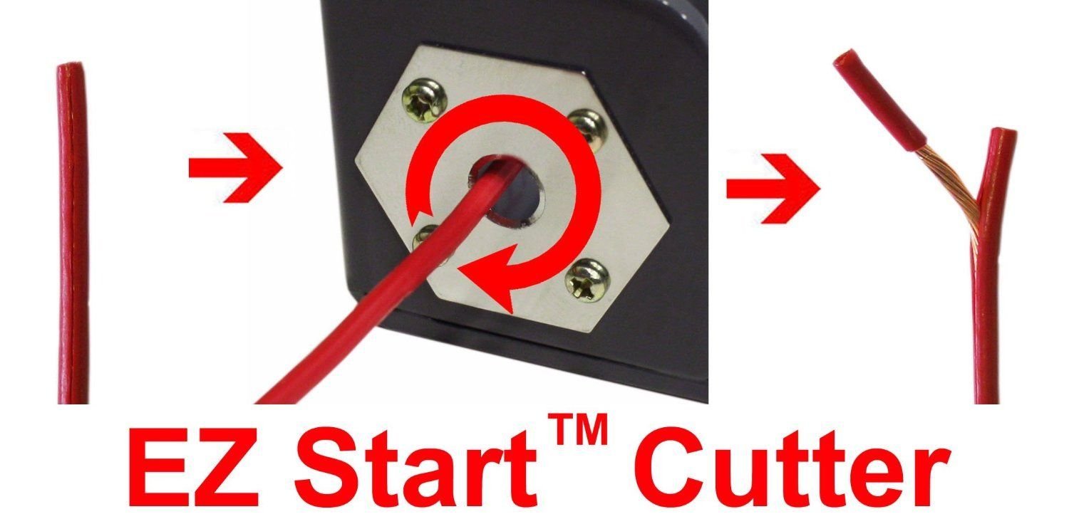 Premium Copper Wire Stripper Machine - Handheld Automatic Wire Stripping Tool with Adjustable Blades (Value $150+) - Perfect for Electricians, DIY Projects & Cable Recycling