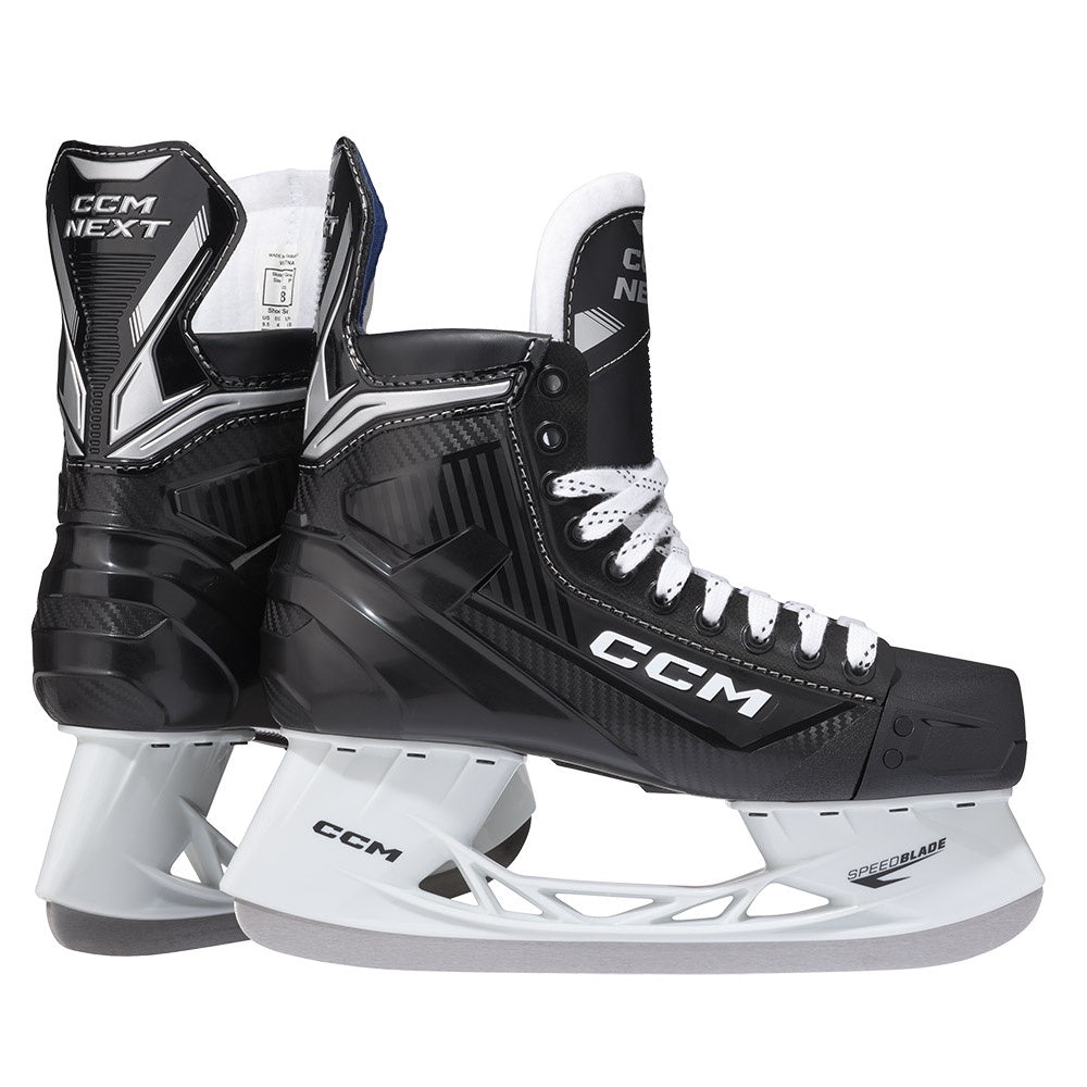 CCM Next Senior Ice Hockey Skates - Professional Performance Skates for Men & Women - Perfect for Competitive Play & Recreational Ice Skating