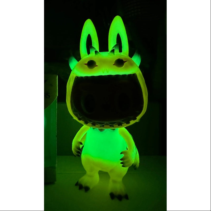 Labubu The Monsters Rangeas SS Yellow LIMITED Edition Glow in The Dark Collectible Figure - Perfect for Anime Fans, Home Decor & Gift Giving