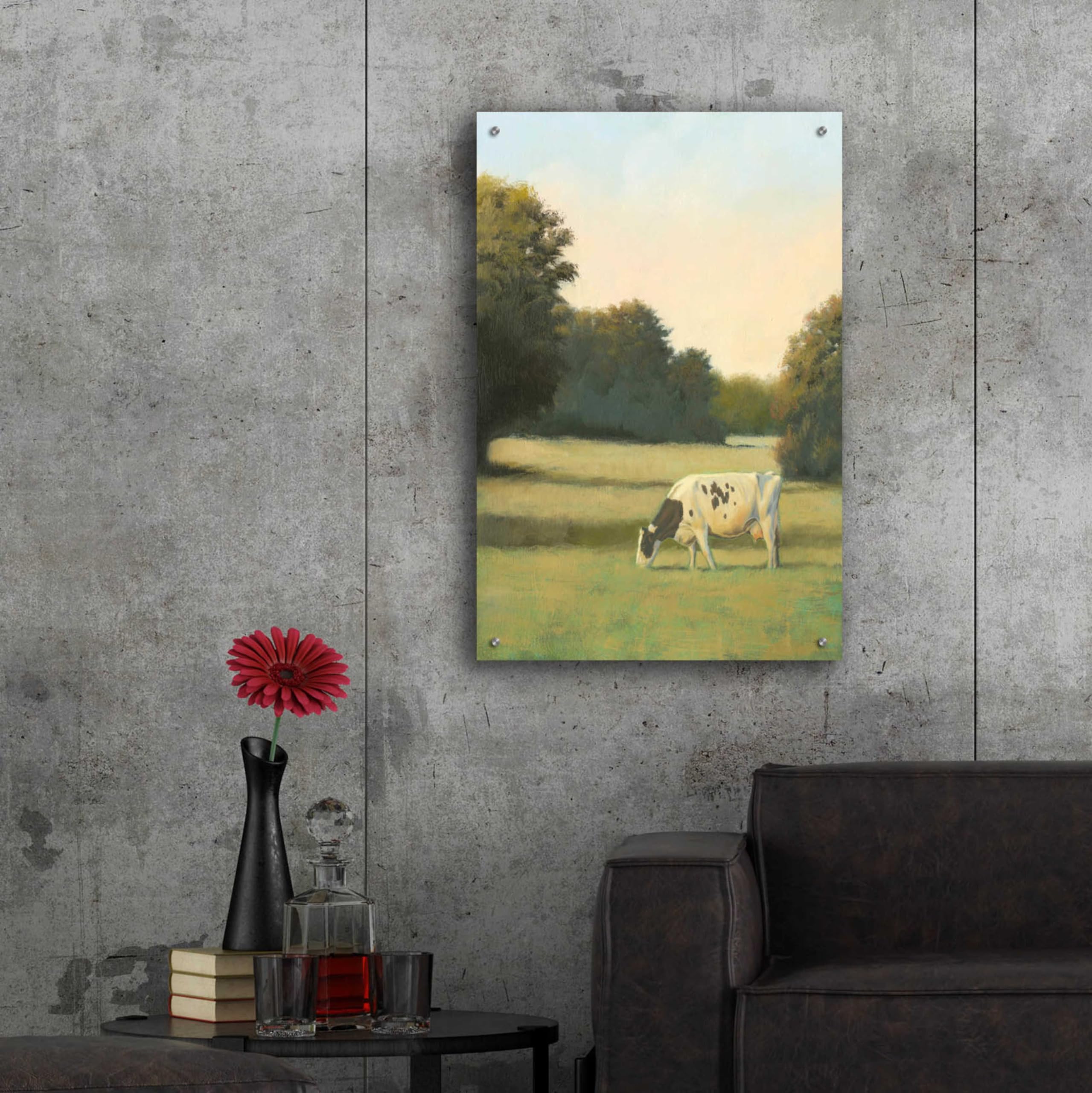Morning Meadows I by James Wiens - Premium Acrylic Glass Wall Art 24x36 Inches - Modern Home & Office Decor for Living Room, Bedroom, Dining Area