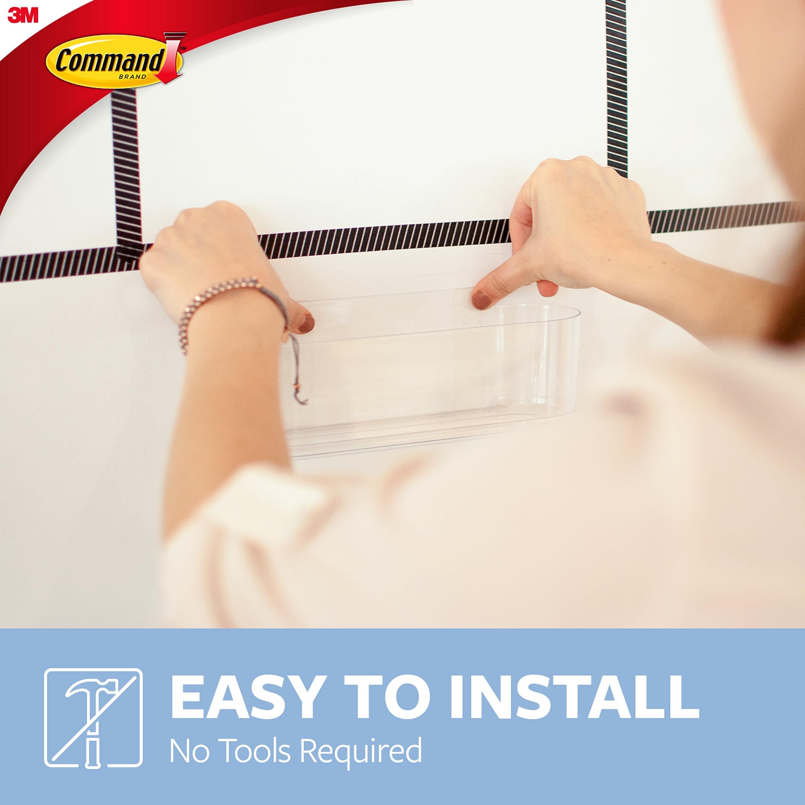 Command Large Wall Mount Caddy - Holds up to 4 lbs (8.6