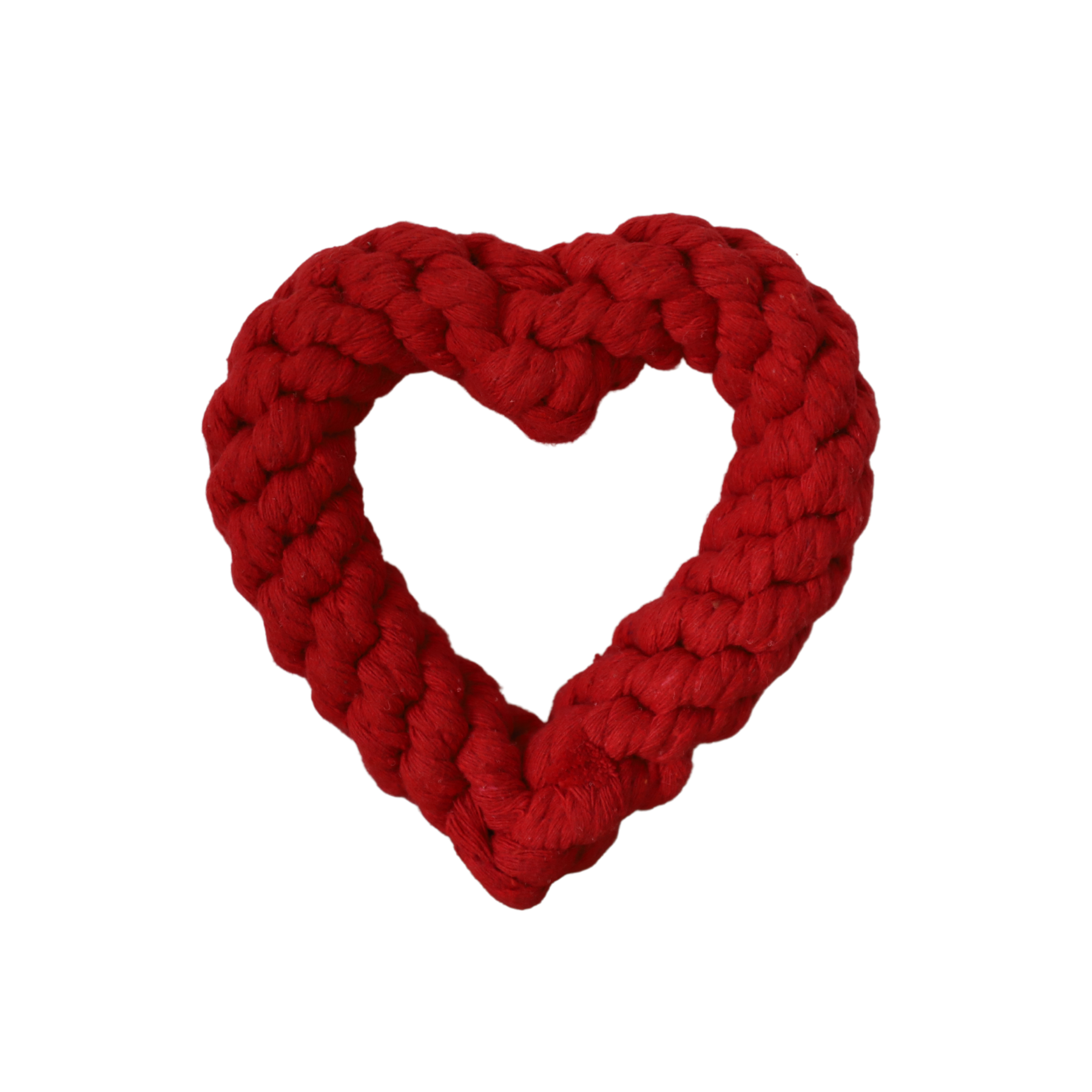 DogThings Valentine's Day Rope Toy for Dogs - Durable Chew Toy for Playtime & Training - Perfect Gift for Pet Lovers