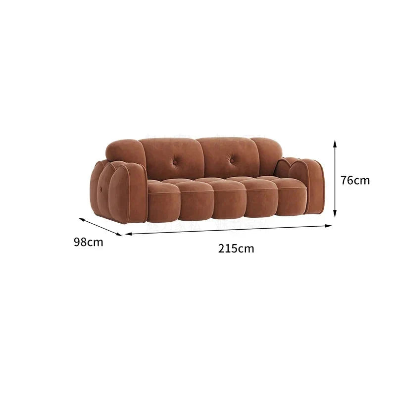 Minimalist Luxe Luxury Lazy Sofa Set - Modern Comfortable Lounge Furniture for Living Room, Bedroom & Apartment - Perfect for Relaxing, Reading & Entertaining