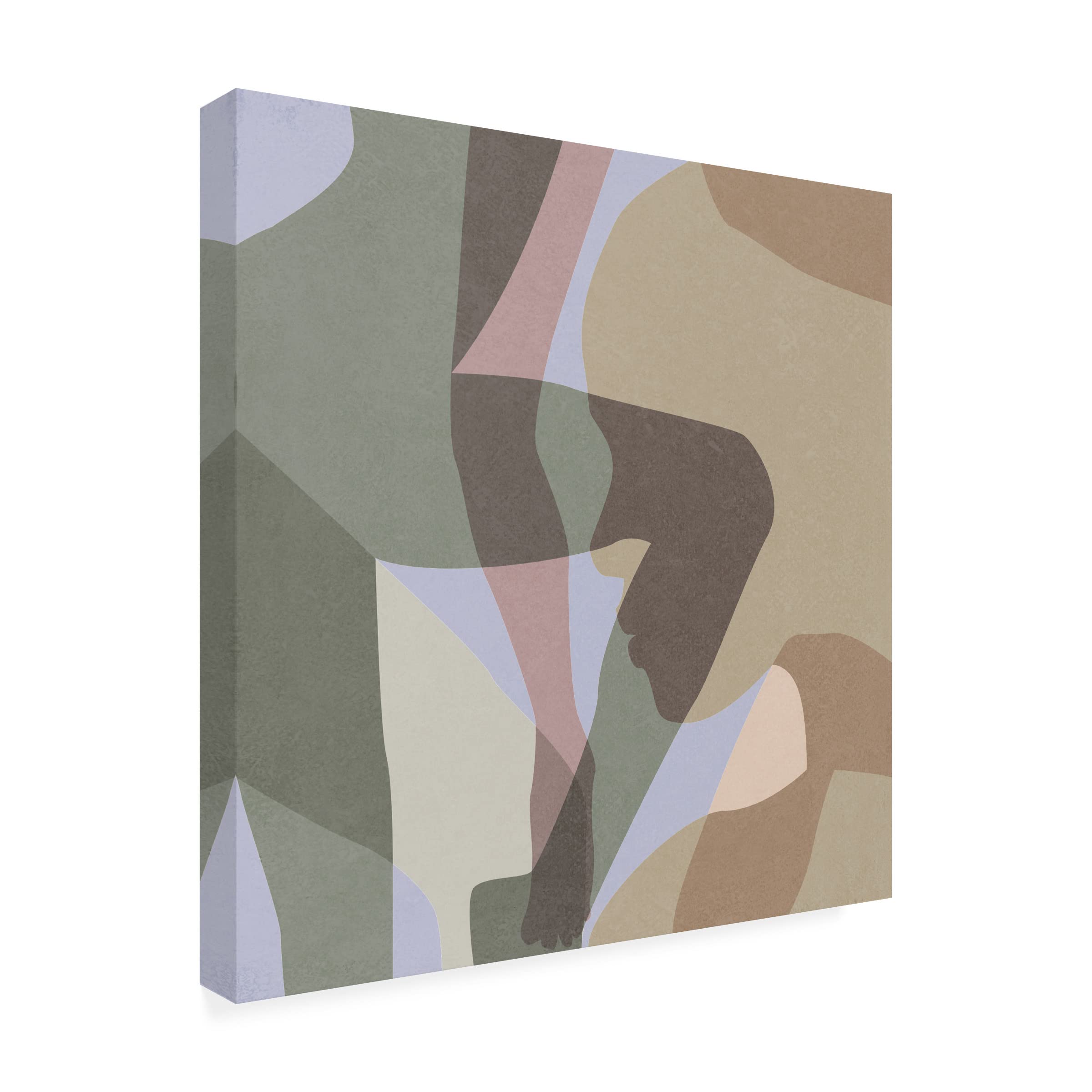 Trademark Fine Art 'Stories In Between II' Canvas Wall Art by Melissa Wang - Modern Abstract Painting for Living Room, Bedroom & Office Decor