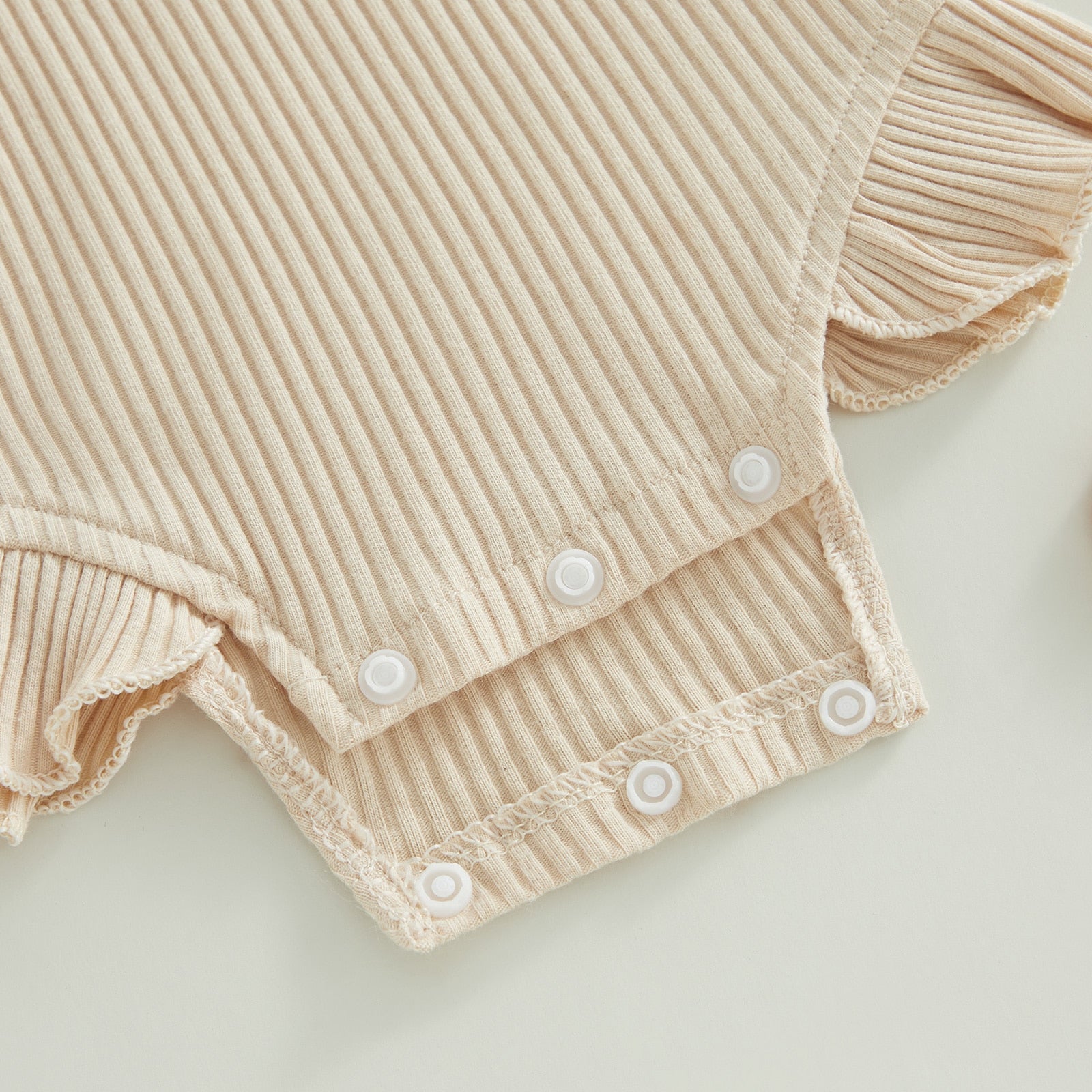 Adorable Baby Girls Knit Romper - Soft & Stretchy Outfit for Newborns & Toddlers - Perfect for Playtime, Photo Shoots & Everyday Wear
