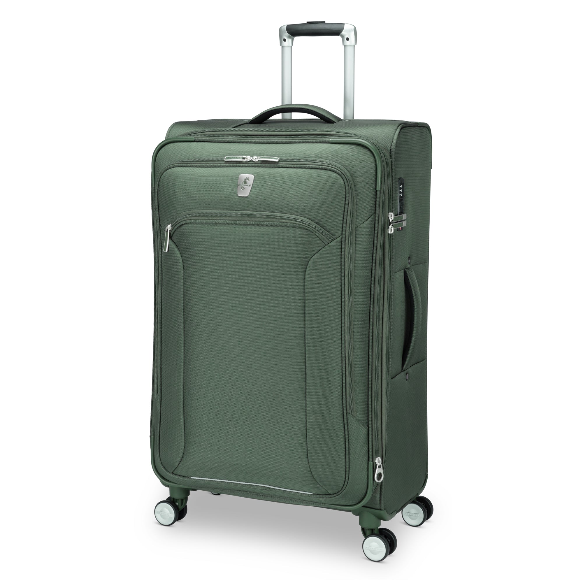Atlantic Sailbound 3-Piece Luggage Set - Lightweight Spinner Suitcase with TSA Lock for Travel, Vacation & Business Trips (Carry-On, Medium & Large)