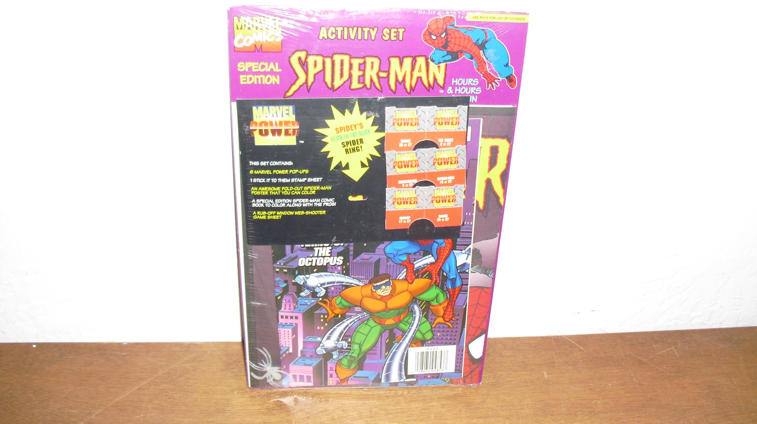 Marvel Comics Spider-Man Activity Set Special Edition 1996 - Fun Collectible for Kids & Fans | Perfect for Birthdays, Parties & Superhero Gifts