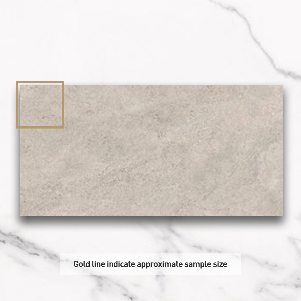 Concerta Light Grey 450x900 Limestone Look Matt Porcelain Tile - Premium Flooring for Living Room, Bathroom & Kitchen