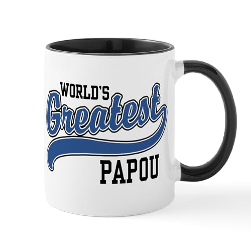 White/Black Inside - World'S Greatest Papou