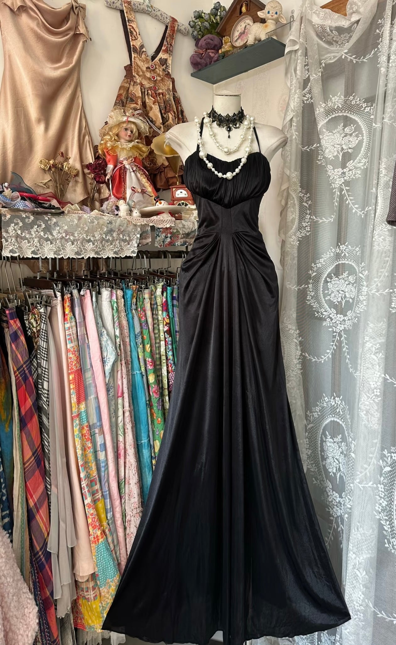 Elegant Black Mermaid Vintage Prom Dress - Satin Formal Evening Gown J6606 for Homecoming, Wedding, Party & Special Occasions