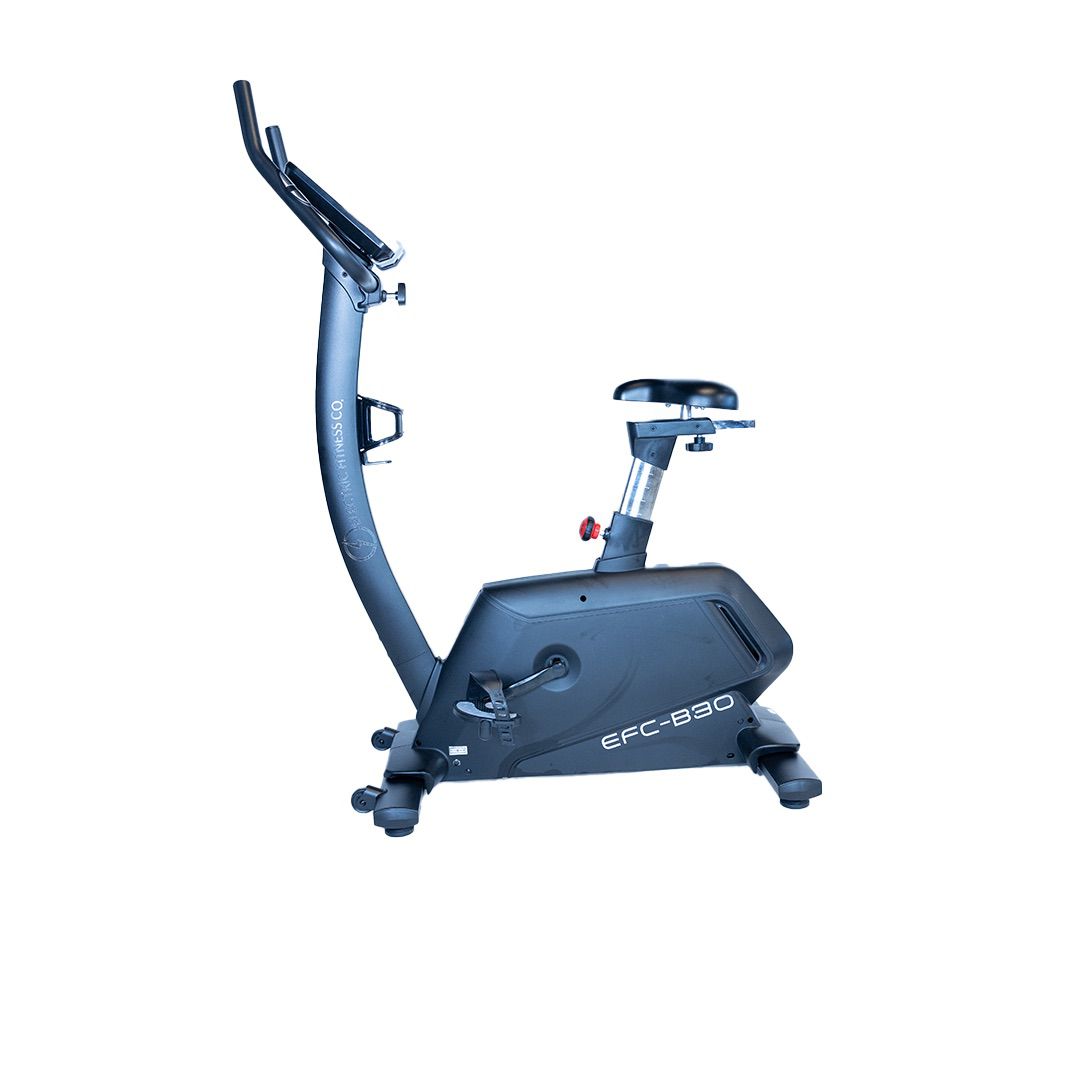EFC B30 Upright Exercise Bike for Home Gym - Quiet Magnetic Resistance Indoor Cycling Bike with LCD Monitor - Perfect for Cardio Workouts & Weight Loss