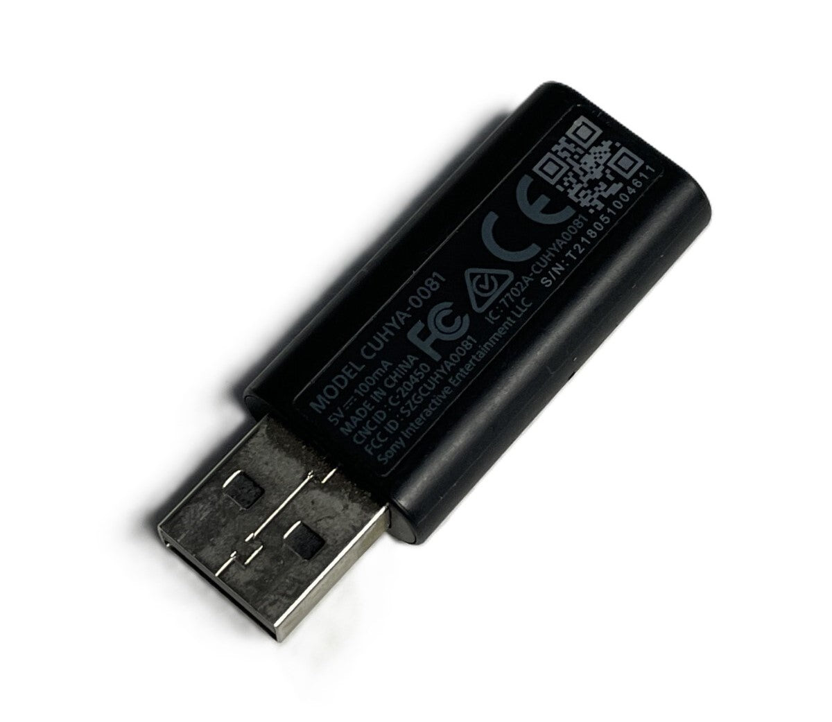 Original PlayStation 4 Gold Wireless Headset Adapter Dongle - Compatible with PS4/PS5/PC - Enhanced Audio for Gaming, Streaming & Online Chat
