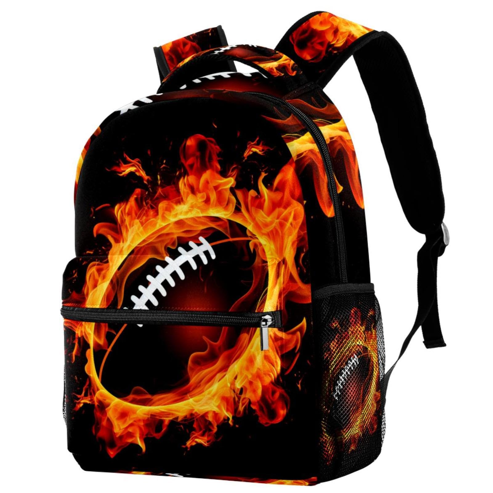 Premium Travel Backpack for Men & Women - Durable American Football Design - Perfect for Hiking, Gym, Work & College Commute