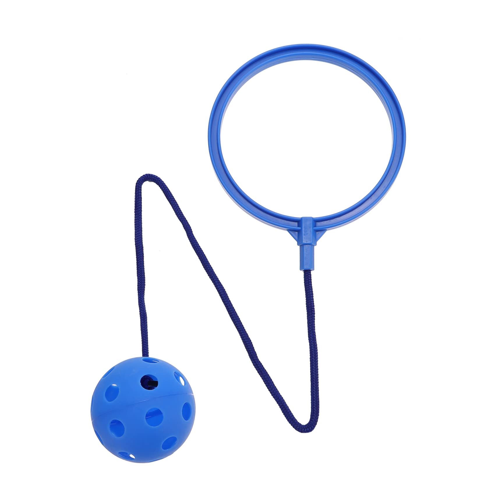 LED Ankle Jump Ball for Kids Ages 8-12 - Bouncing Swing Skip Exercise Toy with Base - Fitness Training Equipment for Children & Adults - Perfect for Indoor/Outdoor Play, Gym Class & Coordination Practice