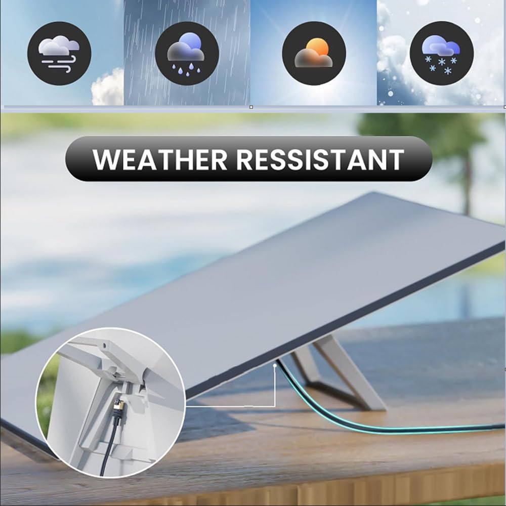 Starlink Gen 3 Replacement Cable 100FT/30.5M - Waterproof Satellite Extension Cord for Starlink Rectangular Dish (V3 Standard) | Perfect for Rural Internet, RV Travel & Off-Grid Connectivity