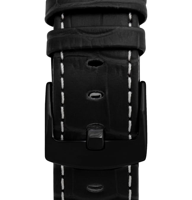 1 - Black and White / Black Buckle