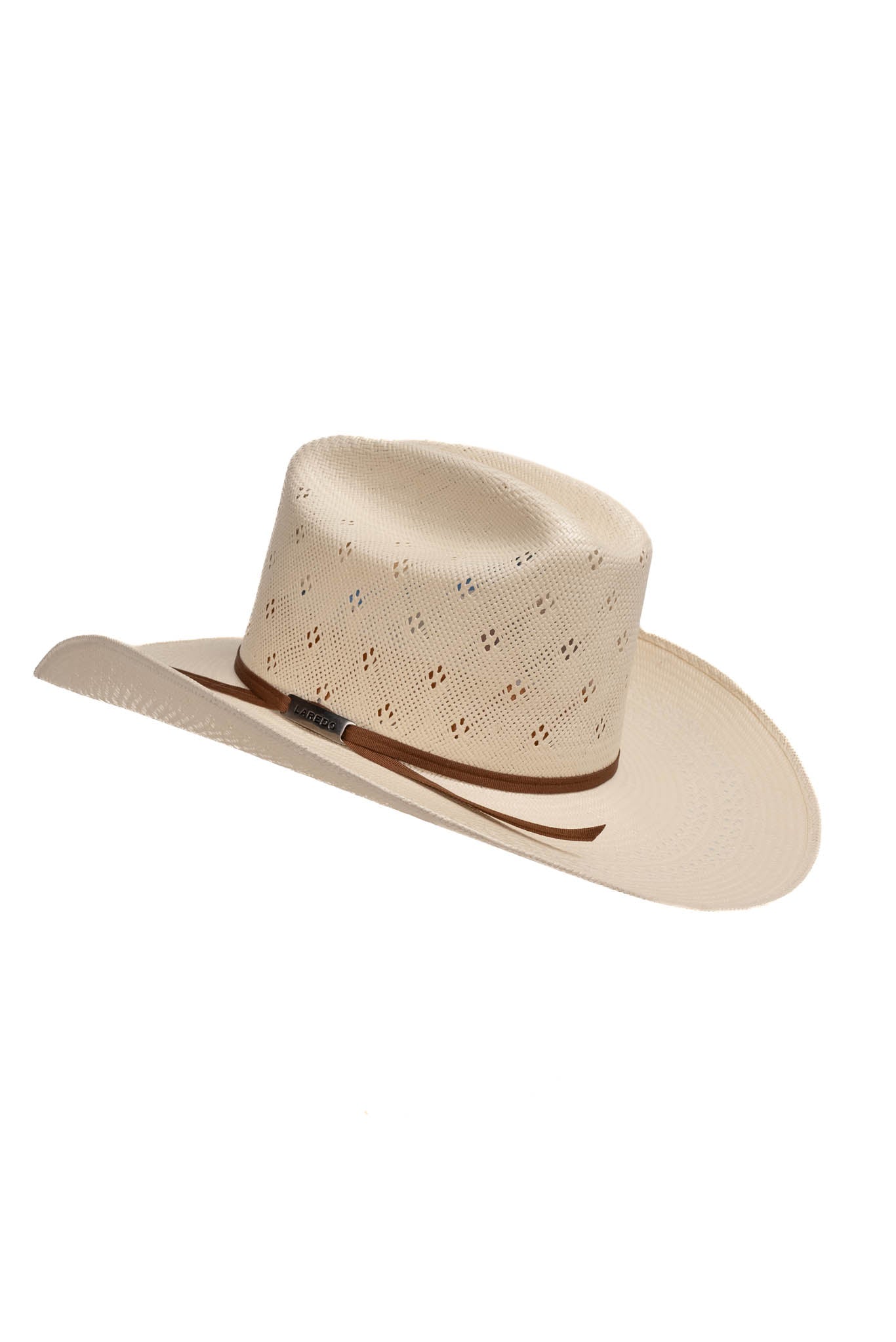 Vernon Laredo Marlboro 200X Straw Cowboy Hat - Wide Brim Sun Hat for Men & Women - Final Sale - Perfect for Beach, Outdoor, Country Music Festivals and Summer Vacations