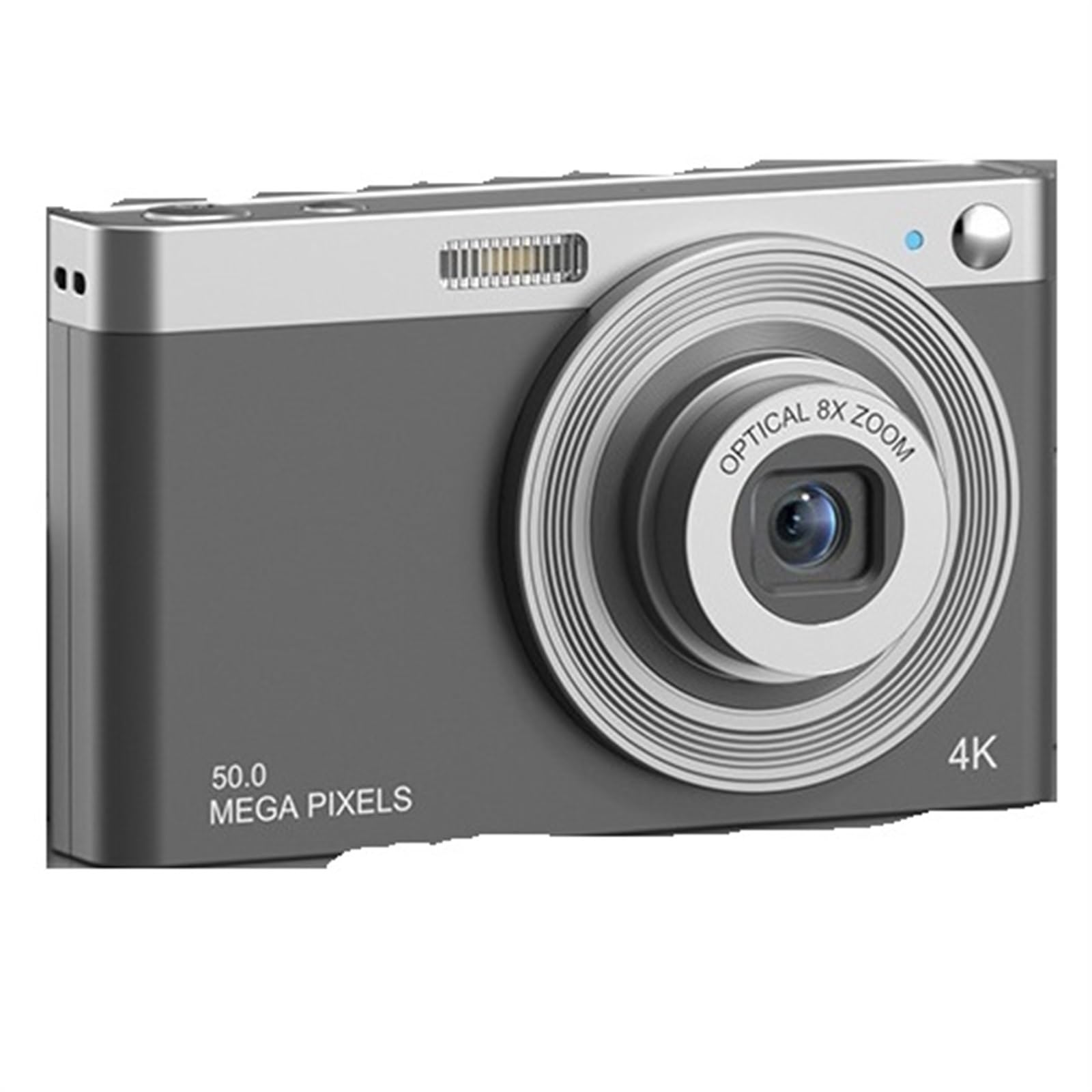 4K Ultra HD MZZYG Digital Video Camera - Lightweight Portable Retro Vlog Camera with Beauty Filter, OTG Card Reader & 64GB Memory (C13 Black) - Perfect for Travel Vlogging, YouTube Content Creation & Everyday Photography