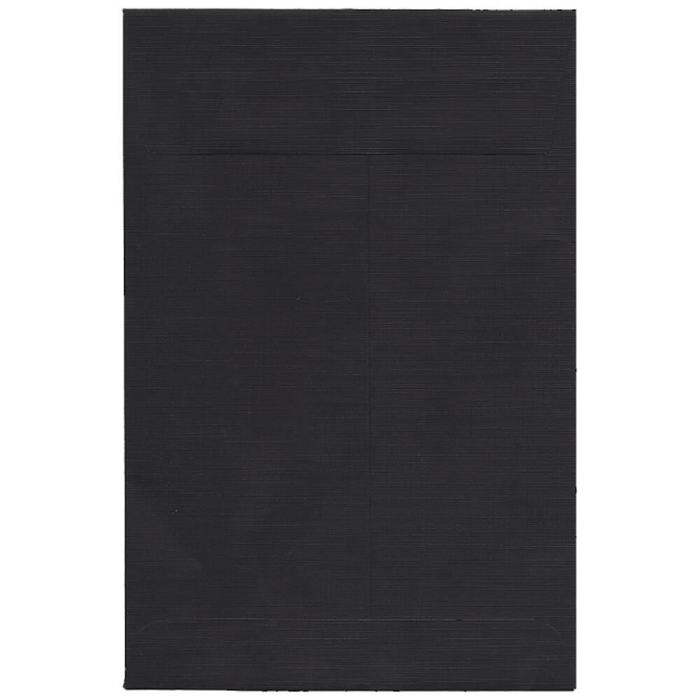 JAM PAPER 6 x 9 Inches Open End Catalog Envelopes - Black - Bulk Pack of 250/Box - Perfect for Business Mailings, Invoices, and Direct Marketing Campaigns
