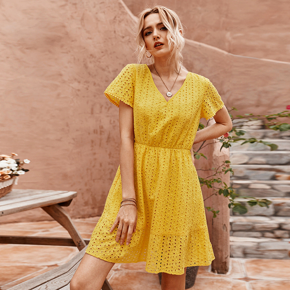 Stylish Cotton Mini Dress for Women - Soft & Comfortable Summer Casual Outfit | Perfect for Beach, Party & Everyday Wear