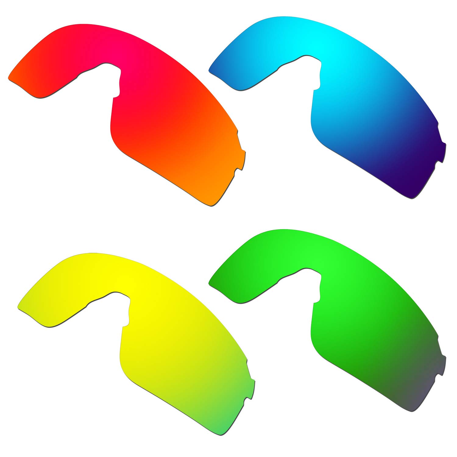 HKUCO Polarized Replacement Lenses for Oakley EVZero Blades Sunglasses - UV Protection, Anti-Glare for Running, Cycling & Outdoor Sports