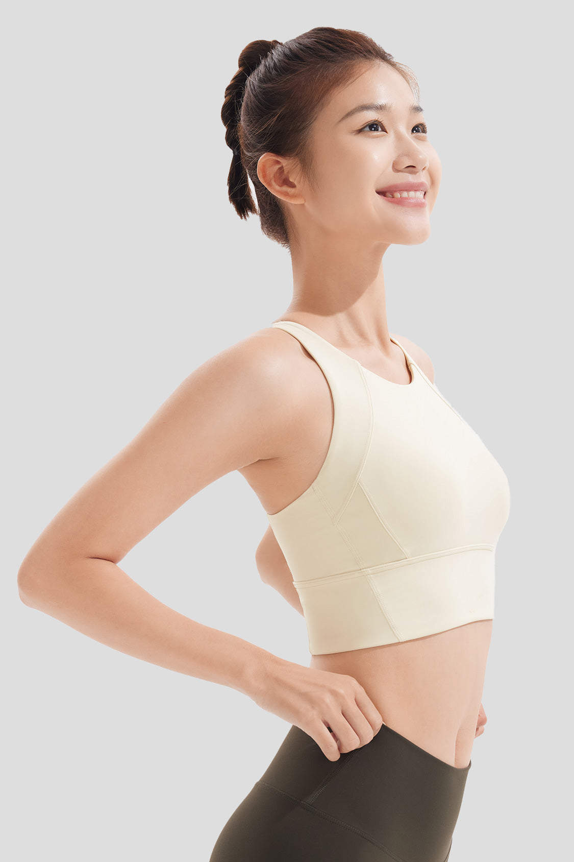 Simple's Oxygen UPF50+ Women's Sports Bra - High Support Workout Top for Running, Yoga & Gym - Moisture Wicking & Breathable Activewear