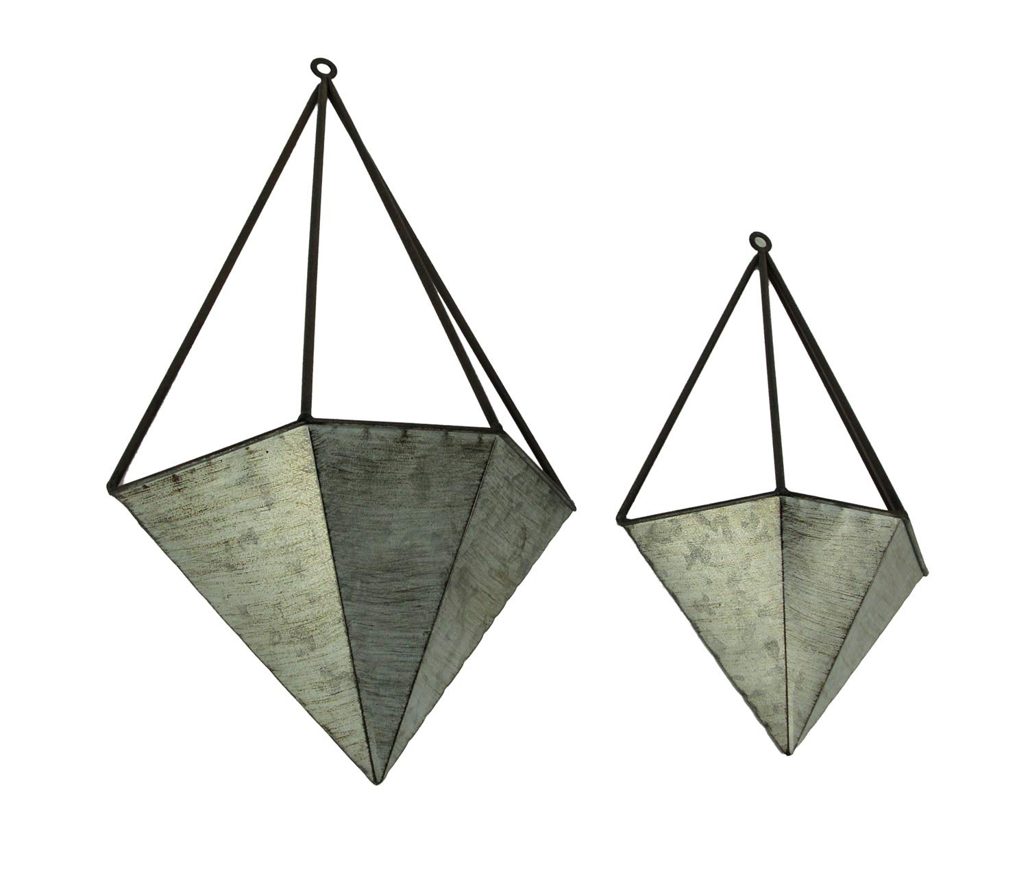 2 Pack Hanging Planters for Indoor Outdoor Plants - Macrame Wall Plant Hangers for Home Garden Decor, Balcony, Patio, Living Room