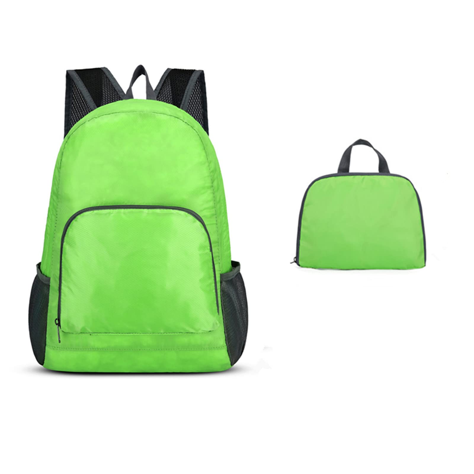 Kingsea 20L Foldable Waterproof Lightweight Backpack - Compact Hiking Daypack for Camping, Travel & Outdoor Adventures | Water-Resistant Green Packable Backpack for Hiking, Gym & Daily Use